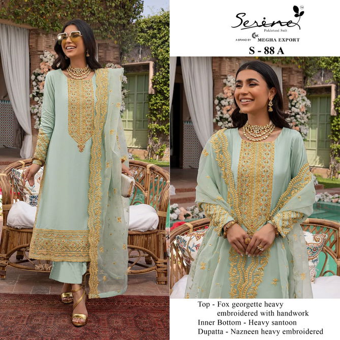 Serene S 88 Festive Wear Wholesale Georgette Pakistani Salwar Suits